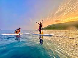 水上活動日出照