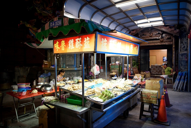小琉球廟口鹹酥雞店面