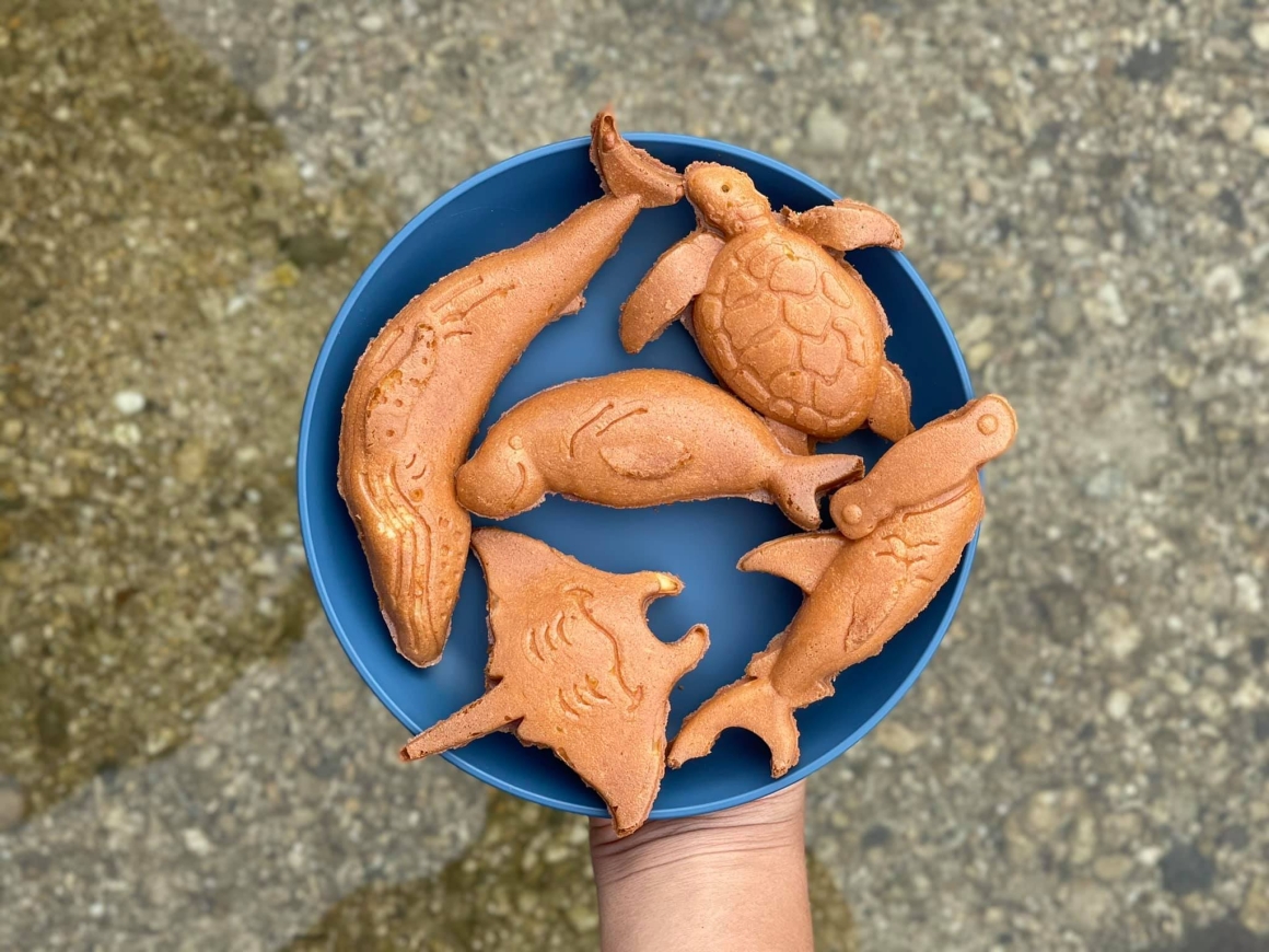 小琉球海玩子脆皮海洋燒 小琉球海玩子脆皮海洋燒海洋生物造型雞蛋糕