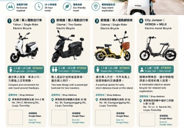 小琉球沒駕照怎麼玩？電動自行車、公車、計程車交通攻略